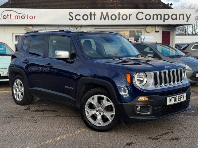 View our Jeep Renegade 1.6 MultiJetII Limited SUV 5dr Diesel Manual Euro 6 (s/s) (120 ps)