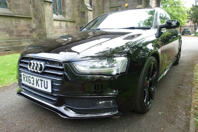 View our Audi A4 1.8 TFSI Black Edition Saloon 4dr Petrol Manual Euro 6 (s/s) (170 ps)