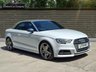 USED 2019 19 AUDI S3 2.0 TFSI Cabriolet 2dr Petrol S Tronic quattro Euro 6 (s/s) (300 ps) COMFORT AND SOUND PACKAGE