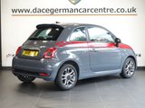 USED 2018 18 FIAT 500 1.2 S Hatchback 3dr Petrol Manual Euro 6 (s/s) (69 bhp) BLUETOOTH MEDIA STREAMING + APPLE CARPLAY / ANDROID AUTO + BEATS SOUND SYSTEM + APPS CONTROL + DAB DIGITAL RADIO + TOUCH SCREEN MEDIA DISPLAY + CRUISE CONTROL + PARKING SENSORS + AUTOMATIC HEADLIGHTS + LED DAY TIME RUNNING LIGHTS + LEATHER MULTI FUNCTIONAL STEERING WHEEL + ECO STOP START SYSTEM + CLIMATE CONTROL + AIR CONDITIONING + PRIVACY GLASS + 16 INCH ALLOY WHEELS + ELECTRIC DOOR MIRRORS + 60/40 FOLDING REAR SEATS.....