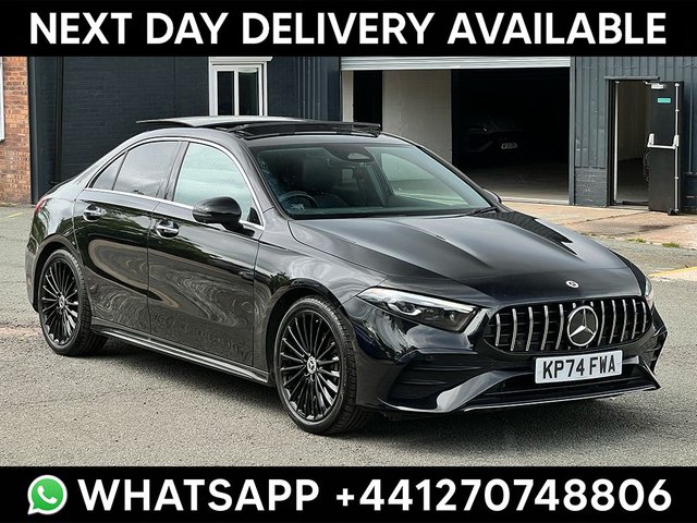 View our Mercedes-Benz A-Class 1.3 A200h MHEV AMG Line (Premium Plus) Saloon 4dr Petrol Hybrid 7G-DCT Euro 6 (s/s) (177 ps)