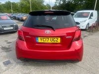 USED 2017 17 TOYOTA YARIS 1.33 Dual VVT-i Design Hatchback 5dr Petrol Manual Euro 6 (99 ps) 