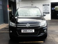 USED 2016 16 VOLKSWAGEN TIGUAN 2.0 TDI BlueMotion Tech Match Edition SUV 5dr Diesel Manual 2WD Euro 6 (s/s) (150 ps) ***CAMERA+NAV+CRUISE+PARKAID+FSH*** (Camera,Nav,Cruise,ParkAid,FSH,55K,MOT,ULEZ!)