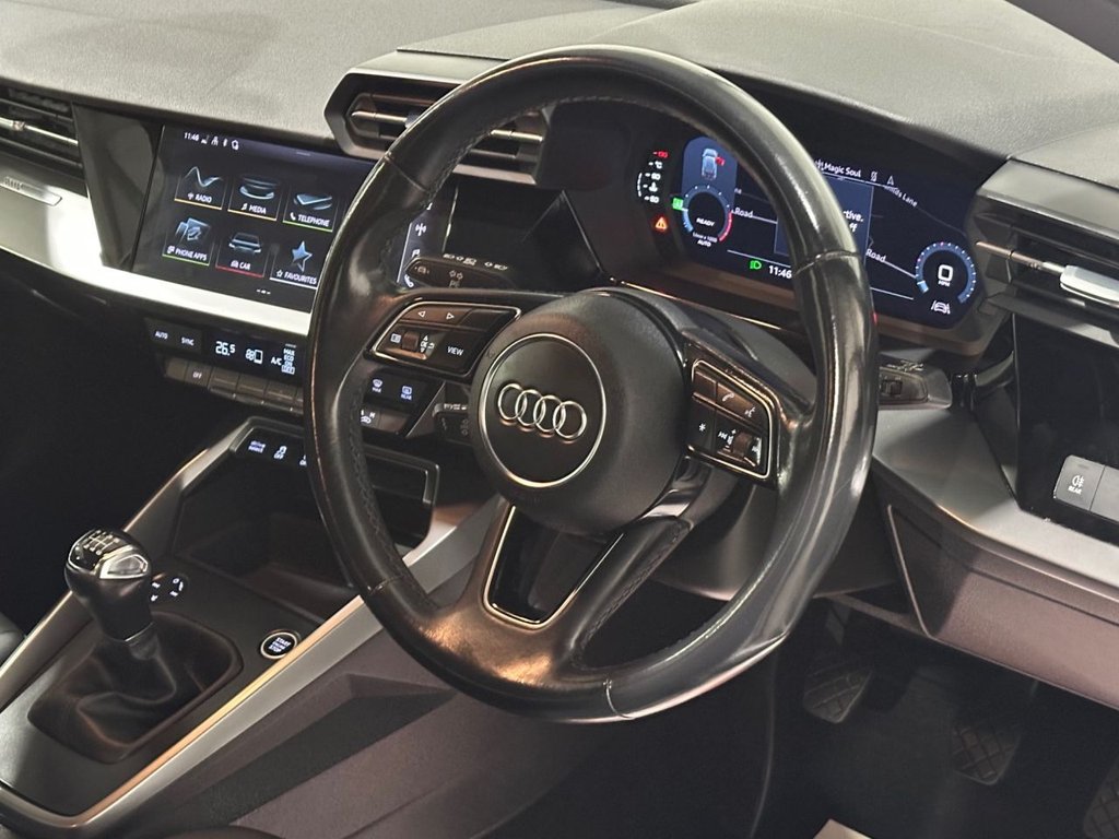 USED 2022 22 AUDI A3 1.0 TFSI 30 Sport Sportback 5dr Petrol Manual Euro 6 (s/s) (110 ps) 