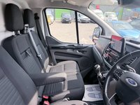 USED 2021 71 FORD TRANSIT CUSTOM Silver 2.0 280 EcoBlue Limited van, 49,800 miles, Euro 6, 6-Speed manual, A/C, Alloys, touchscreen, front & rear sensors. Plus VAT @ 20%! This 2021 Ford Transit Custom offers exceptional value with its remarkably low mileage of just 49,800 miles, especially for a vehicle of its age, and has been meticulously maintained by a single owner.  This 2.0 280 EcoBlue Limited L1 H1 Euro 6 (s/s) 5dr model, a 280 Limited variant with the desirable Limited trim, is powered by an efficient 2.0 litre diesel engine meeting Euro 6 emissions standards.  It comes equipped with the ICE Feature Pack 21, which includes Bluetooth connectivity, and Seat