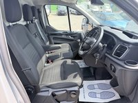 USED 2021 71 FORD TRANSIT CUSTOM Silver 2.0 280 EcoBlue Limited van, 49,800 miles, Euro 6, 6-Speed manual, A/C, Alloys, touchscreen, front & rear sensors. Plus VAT @ 20%! This 2021 Ford Transit Custom offers exceptional value with its remarkably low mileage of just 49,800 miles, especially for a vehicle of its age, and has been meticulously maintained by a single owner.  This 2.0 280 EcoBlue Limited L1 H1 Euro 6 (s/s) 5dr model, a 280 Limited variant with the desirable Limited trim, is powered by an efficient 2.0 litre diesel engine meeting Euro 6 emissions standards.  It comes equipped with the ICE Feature Pack 21, which includes Bluetooth connectivity, and Seat