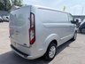 USED 2021 71 FORD TRANSIT CUSTOM Silver 2.0 280 EcoBlue Limited van, 49,800 miles, Euro 6, 6-Speed manual, A/C, Alloys, touchscreen, front & rear sensors. Plus VAT @ 20%! This 2021 Ford Transit Custom offers exceptional value with its remarkably low mileage of just 49,800 miles, especially for a vehicle of its age, and has been meticulously maintained by a single owner.  This 2.0 280 EcoBlue Limited L1 H1 Euro 6 (s/s) 5dr model, a 280 Limited variant with the desirable Limited trim, is powered by an efficient 2.0 litre diesel engine meeting Euro 6 emissions standards.  It comes equipped with the ICE Feature Pack 21, which includes Bluetooth connectivity, and Seat