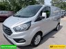 USED 2021 71 FORD TRANSIT CUSTOM Silver 2.0 280 EcoBlue Limited van, 49,800 miles, Euro 6, 6-Speed manual, A/C, Alloys, touchscreen, front & rear sensors. Plus VAT @ 20%! This 2021 Ford Transit Custom offers exceptional value with its remarkably low mileage of just 49,800 miles, especially for a vehicle of its age, and has been meticulously maintained by a single owner.  This 2.0 280 EcoBlue Limited L1 H1 Euro 6 (s/s) 5dr model, a 280 Limited variant with the desirable Limited trim, is powered by an efficient 2.0 litre diesel engine meeting Euro 6 emissions standards.  It comes equipped with the ICE Feature Pack 21, which includes Bluetooth connectivity, and Seat