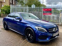 USED 2018 18 MERCEDES-BENZ C-CLASS 2.1 C220d AMG Line Saloon 4dr Diesel G-Tronic+ Euro 6 (s/s) (170 ps) 