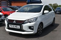 USED 2020 20 MITSUBISHI MIRAGE 1.2 Design Hatchback 5dr Petrol CVT Euro 6 (s/s) (79 ps) NEW MOT & SERVICE