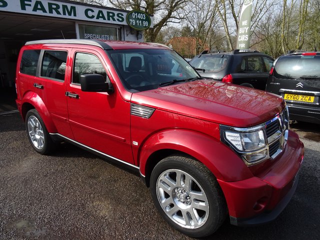 2009 09 Dodge Nitro 2.8 SXT TD 4X4 5d AUTO 175 BHP SAT NAV