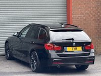 USED 2014 14 BMW 3 SERIES 2.0 320d M Sport Touring 5dr Diesel Auto xDrive Euro 5 (s/s) (184 ps) BLACK+CLEANEXAMPLE+LOADED