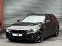 USED 2014 14 BMW 3 SERIES 2.0 320d M Sport Touring 5dr Diesel Auto xDrive Euro 5 (s/s) (184 ps) BLACK+CLEANEXAMPLE+LOADED