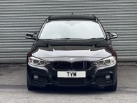 USED 2014 14 BMW 3 SERIES 2.0 320d M Sport Touring 5dr Diesel Auto xDrive Euro 5 (s/s) (184 ps) BLACK+CLEANEXAMPLE+LOADED