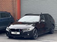 USED 2014 14 BMW 3 SERIES 2.0 320d M Sport Touring 5dr Diesel Auto xDrive Euro 5 (s/s) (184 ps) BLACK+CLEANEXAMPLE+LOADED