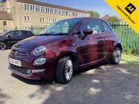 USED 2017 67 FIAT 500 1.2 Lounge Hatchback 3dr Petrol Manual Euro 6 (s/s) (69 bhp) 
