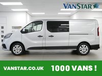USED 2023 23 RENAULT TRAFIC 30 2.0 BLUEDCI 150 BHP LL LONG SPORT 6 SEATER CREWCAB 6 SEATER | 150 BHP | SAT NAV | LL LONG