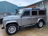 USED 2012 62 LAND ROVER DEFENDER 2.2 TDCi Station Wagon Double Cab 5dr Diesel Manual 4WD MWB Euro 5 (122 ps) 7 seats fsh defender 110 station wagen 7 seater only 67 k fsh