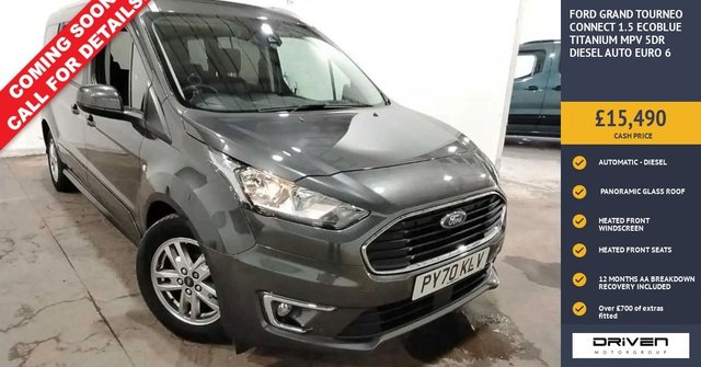 View our FORD GRAND TOURNEO CONNECT