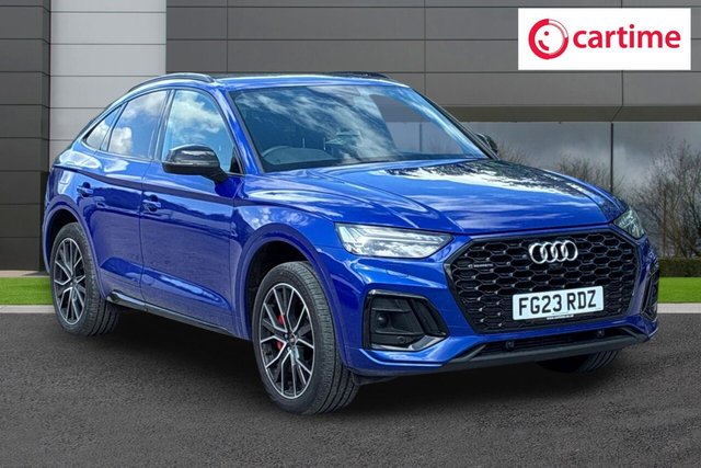 View our Audi Q5 2.0 TFSIe 50 Edition 1 Sportback 5dr Petrol Plug-in Hybrid S Tronic quattro Euro 6 (s/s) 17.9kWh (299 ps) Reverse Camera, Front / Rear Parking Sensors, Audi Smartphone Interface, Comfort And Sound Package, High Gloss Package