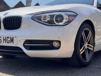 USED 2015 15 BMW 1 SERIES 1.6 116i Sport Hatchback 3dr Petrol Manual Euro 6 (s/s) (136 ps) LEATHER | SAT NAV | 1 OWNER | VERY HIGH SPEC