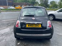 USED 2011 61 FIAT 500 1.2 Lounge Hatchback 3dr Petrol Manual Euro 5 (s/s) (69 bhp) 2 FORMER KEEPER+&pound;35 ROAD TAX