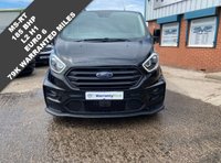 USED 2022 71 FORD TRANSIT CUSTOM FACTORY MS-RT CREW VAN DOUBLE CAB AUTO L2 H1 EURO 6 (185bhp) IN BLACK FULL MOT, 6 MONTH WARRATY, PX WELCOME