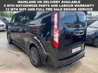 USED 2022 71 FORD TRANSIT CUSTOM FACTORY MS-RT CREW VAN DOUBLE CAB AUTO L2 H1 EURO 6 (185bhp) IN BLACK FULL MOT, 6 MONTH WARRATY, PX WELCOME