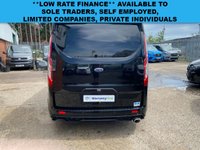 USED 2022 71 FORD TRANSIT CUSTOM FACTORY MS-RT CREW VAN DOUBLE CAB AUTO L2 H1 EURO 6 (185bhp) IN BLACK FULL MOT, 6 MONTH WARRATY, PX WELCOME