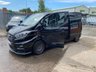 USED 2022 71 FORD TRANSIT CUSTOM FACTORY MS-RT CREW VAN DOUBLE CAB AUTO L2 H1 EURO 6 (185bhp) IN BLACK FULL MOT, 6 MONTH WARRATY, PX WELCOME