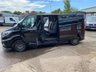 USED 2022 71 FORD TRANSIT CUSTOM FACTORY MS-RT CREW VAN DOUBLE CAB AUTO L2 H1 EURO 6 (185bhp) IN BLACK FULL MOT, 6 MONTH WARRATY, PX WELCOME