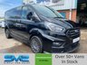 USED 2022 71 FORD TRANSIT CUSTOM FACTORY MS-RT CREW VAN DOUBLE CAB AUTO L2 H1 EURO 6 (185bhp) IN BLACK FULL MOT, 6 MONTH WARRATY, PX WELCOME