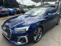 USED 2023 23 AUDI A5 2.0 TFSI 45 S line Sportback 5dr Petrol S Tronic quattro Euro 6 (s/s) (265 ps) 