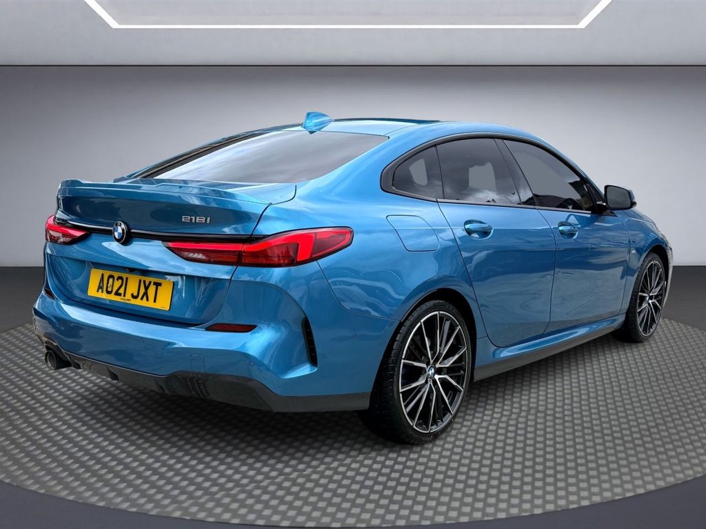 USED 2021 21 BMW 2 SERIES GRAN COUPE 1.5 218i M Sport Saloon 4dr Petrol DCT Euro 6 (s/s) (140 ps) PANROOF+APP CARPLAY+HEAD UP DISPLAY