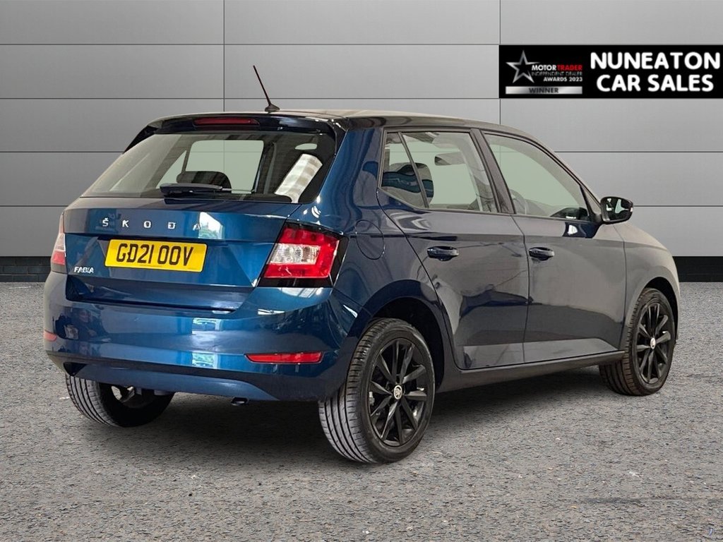 USED 2021 21 SKODA FABIA 1.0 TSI Colour Edition Hatchback 5dr Petrol DSG Euro 6 (s/s) (95 ps) one owner from new - low miles
