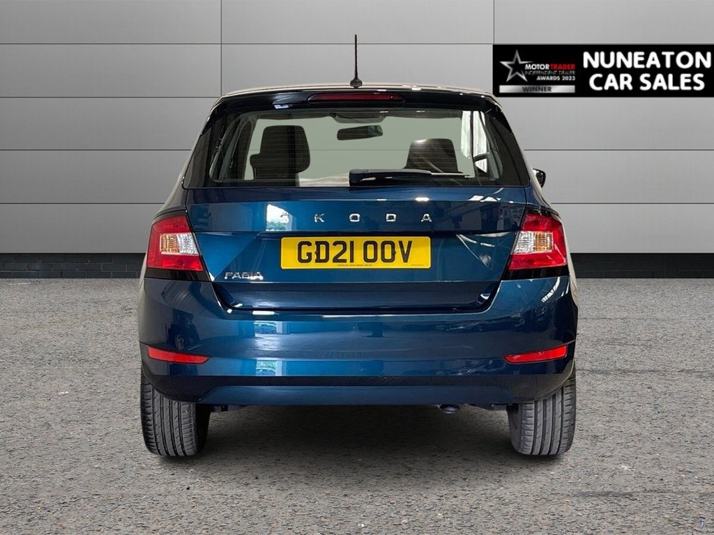 USED 2021 21 SKODA FABIA 1.0 TSI Colour Edition Hatchback 5dr Petrol DSG Euro 6 (s/s) (95 ps) one owner from new - low miles