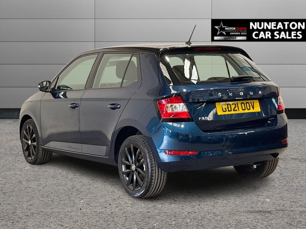 USED 2021 21 SKODA FABIA 1.0 TSI Colour Edition Hatchback 5dr Petrol DSG Euro 6 (s/s) (95 ps) one owner from new - low miles
