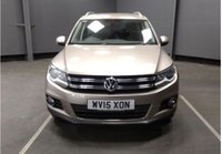 USED 2015 15 VOLKSWAGEN TIGUAN 2.0 TDI BlueMotion Tech Match SUV 5dr Diesel DSG 4WD Euro 5 (s/s) (140 ps) NEW MOT SERVICE AND VEHICLE HEALTH CHECKED