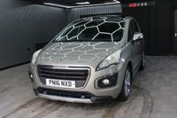 USED 2016 16 PEUGEOT 3008 1.6 BlueHDi Allure SUV 5dr Diesel ETG Euro 6 (s/s) (120 ps) front + back sensors