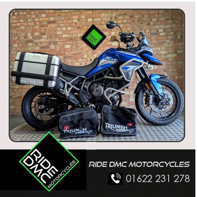 View our Triumph Tiger 900 GT Pro TRIUMPH LUGGAGE. FSH. LOVELY, TIDY BIKE. 