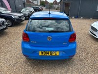 USED 2014 14 VOLKSWAGEN POLO 1.0 BlueMotion Tech SE Euro 6 (s/s) 5dr Â£20 TAX+SATNAV+USB+ULEZ FREE