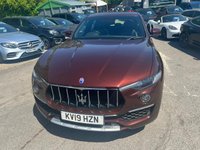 USED 2019 19 MASERATI LEVANTE 3.0 V6 GranLusso SUV 5dr Petrol ZF AUTO 4WD Euro 6 (s/s) (350 ps) with a , Panoramic sunroof, 360 camera, Sat nav, Leather, touchscreen and a full service history.. This 2019 Maserati Levante V6 GranLusso offers a compelling blend of Italian luxury and performance, boasting a powerful 3.0 litre petrol engine and a sophisticated four wheel drive system with a full service history with 7 services (5 main dealer and 2 specialists). As a Euro 6 compliant vehicle, it meets modern emissions standards. The Gran Lusso trim signifies a focus on refined comfort and premium appointments, ensuring every journey is a pleasure. Experience exhilarating acceleration with a