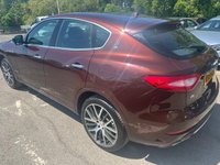 USED 2019 19 MASERATI LEVANTE 3.0 V6 GranLusso SUV 5dr Petrol ZF AUTO 4WD Euro 6 (s/s) (350 ps) with a , Panoramic sunroof, 360 camera, Sat nav, Leather, touchscreen and a full service history.. This 2019 Maserati Levante V6 GranLusso offers a compelling blend of Italian luxury and performance, boasting a powerful 3.0 litre petrol engine and a sophisticated four wheel drive system with a full service history with 7 services (5 main dealer and 2 specialists). As a Euro 6 compliant vehicle, it meets modern emissions standards. The Gran Lusso trim signifies a focus on refined comfort and premium appointments, ensuring every journey is a pleasure. Experience exhilarating acceleration with a