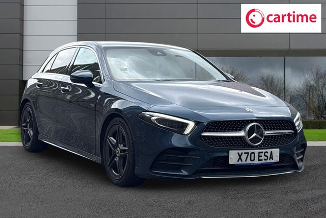 View our Mercedes-Benz A-Class 1.3 A180 AMG Line (Premium 2) Hatchback 5dr Petrol 7G-DCT Euro 6 (s/s) (136 ps) Smartphone Integration, Parking Package, Light And Sight Package, Mirror Package, Touchscreen