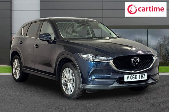 View our Mazda CX-5 2.0 SKYACTIV-G Sport Nav+ SUV 5dr Petrol Auto Euro 6 (s/s) (165 ps) Reverse Camera, Front / Rear Parking Distance Sensors, Heated Front Seats, Heated Steering Wheel, Touchscreen
