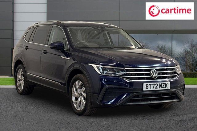 View our Volkswagen Tiguan Allspace 1.5 TSI Life SUV 5dr Petrol DSG Euro 6 (s/s) (150 ps) Front / Rear Park Distance Control, App-Connect, Discover Navigation, 18In Alloys, Power Adjustable Door Mirrors
