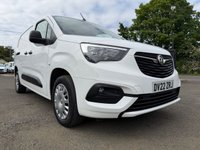 USED 2022 22 VAUXHALL COMBO 1.5 Turbo D 2300 Sportive Panel Van 6dr Diesel Manual L2 H1 Euro 6 (100 ps) 1 OWNER ONLY 13K MILES TOUCH SCREEN MEDIA 3 SEATER COMES MOT 1 YEAR AND SERVICE