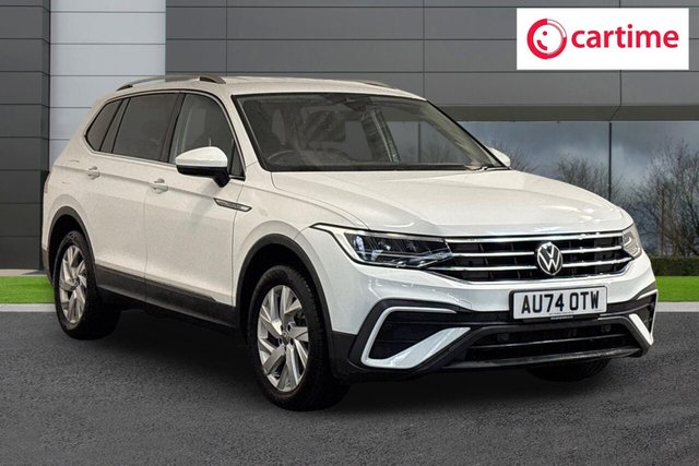 View our Volkswagen Tiguan Allspace 1.5 TSI Life SUV 5dr Petrol DSG Euro 6 (s/s) (150 ps) Front / Rear Park Distance Control, App-Connect, Discover Navigation, 18In Alloys, Power Adjustable Door Mirrors