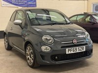 USED 2019 69 FIAT 500 1.2 Rock Star Navigation Hatchback 3 Door Petrol Manual Euro 6 (s/s) (69 bhp) 5 SERVICES TO 5,729 MILES PANO NAV