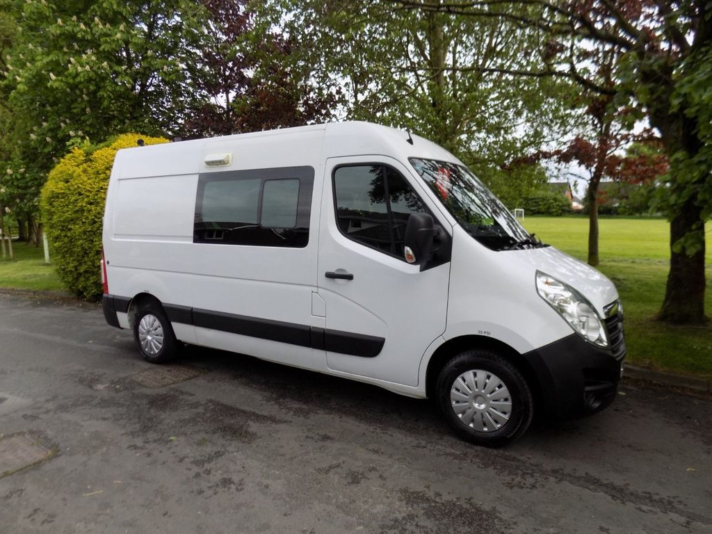 White 2019 Vauxhall Movano 2.3CDTI L2H2 F3500 (130PS)(EU6) BiTurbo Panel Van Van Front-wheel drive Manual